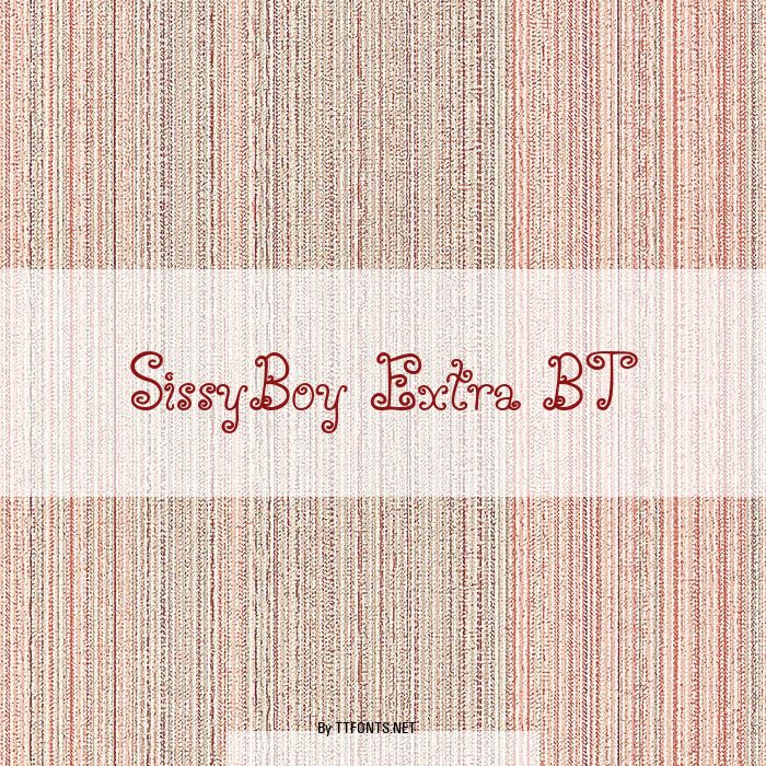 SissyBoy Extra BT example