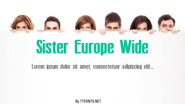 Sister Europe Wide example