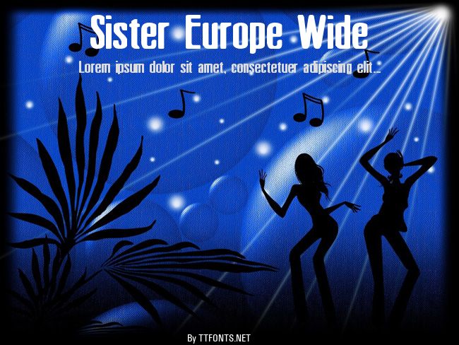 Sister Europe Wide example