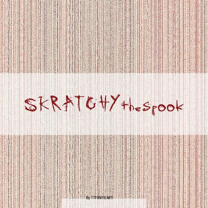 SKRATCHYthespook example