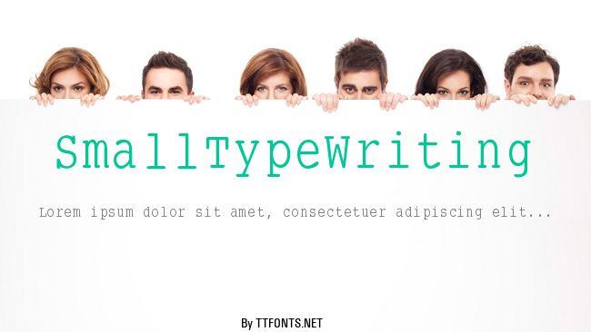 SmallTypeWriting example