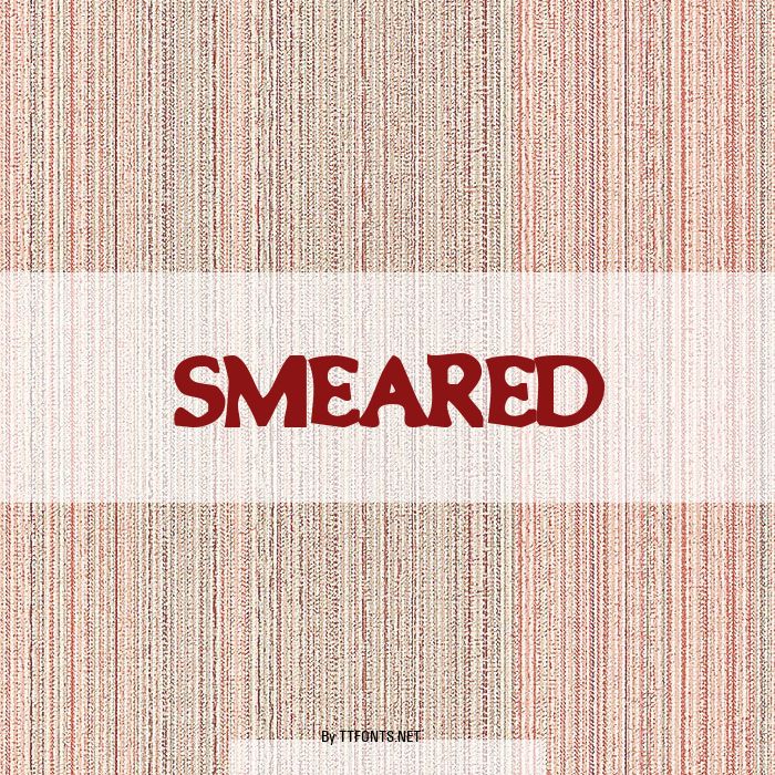 Smeared example