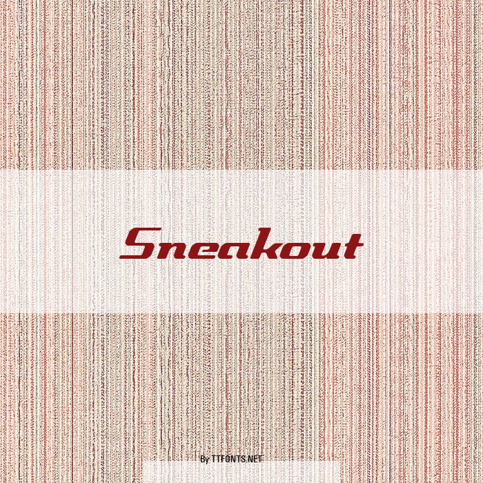 Sneakout example