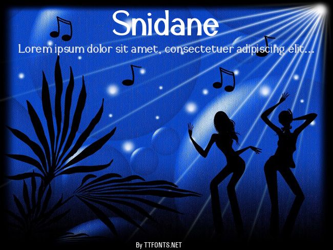 Snidane example