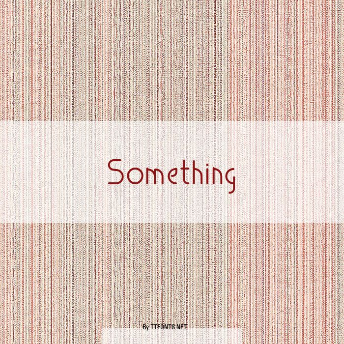 Something example