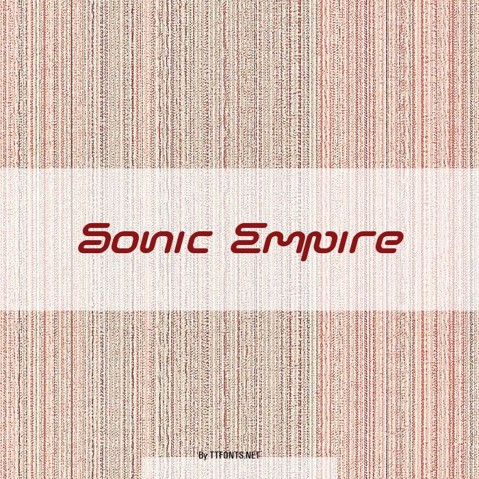 Sonic Empire example