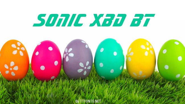 Sonic XBd BT example