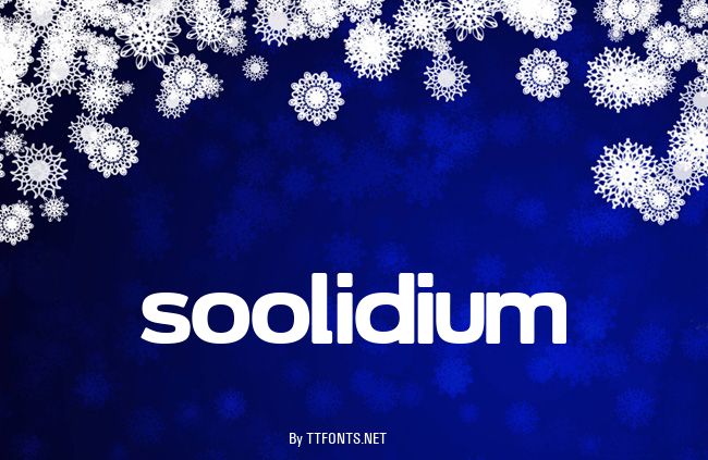 Soolidium example