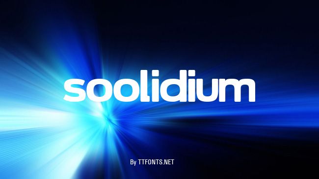 Soolidium example