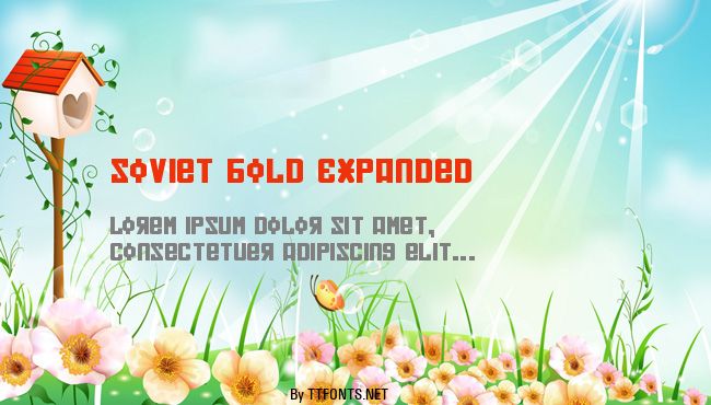 Soviet Bold Expanded example