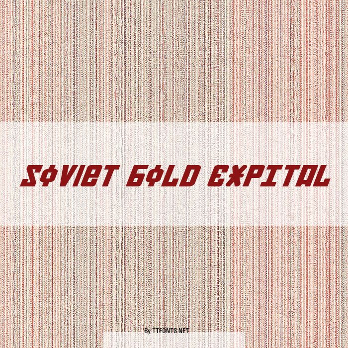 Soviet Bold ExpItal example