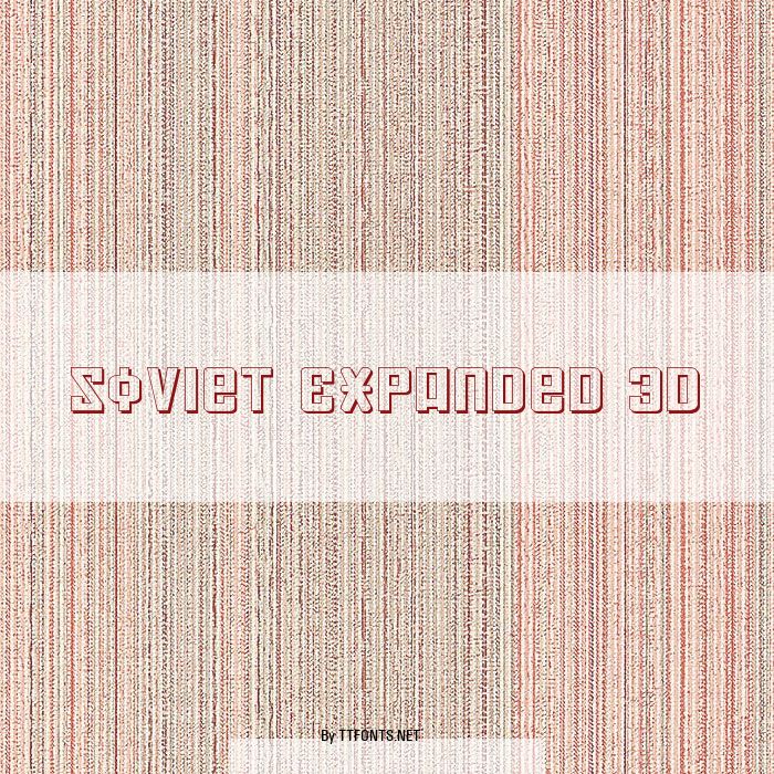 Soviet Expanded 3D example