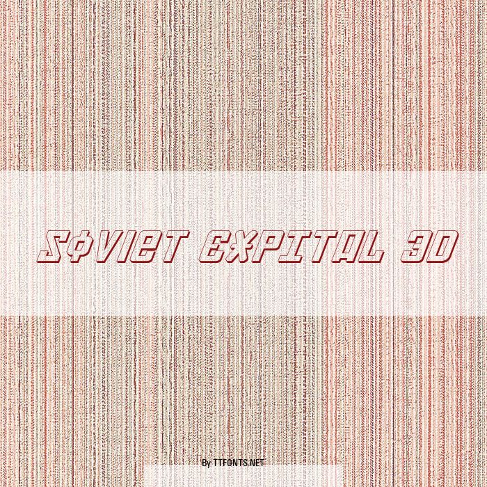Soviet ExpItal 3D example