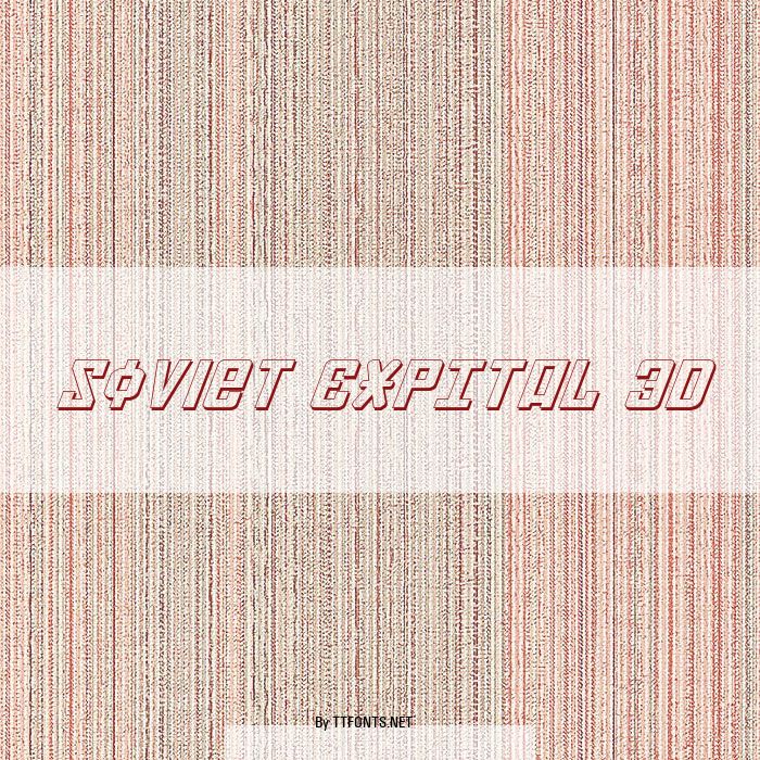 Soviet ExpItal 3D example