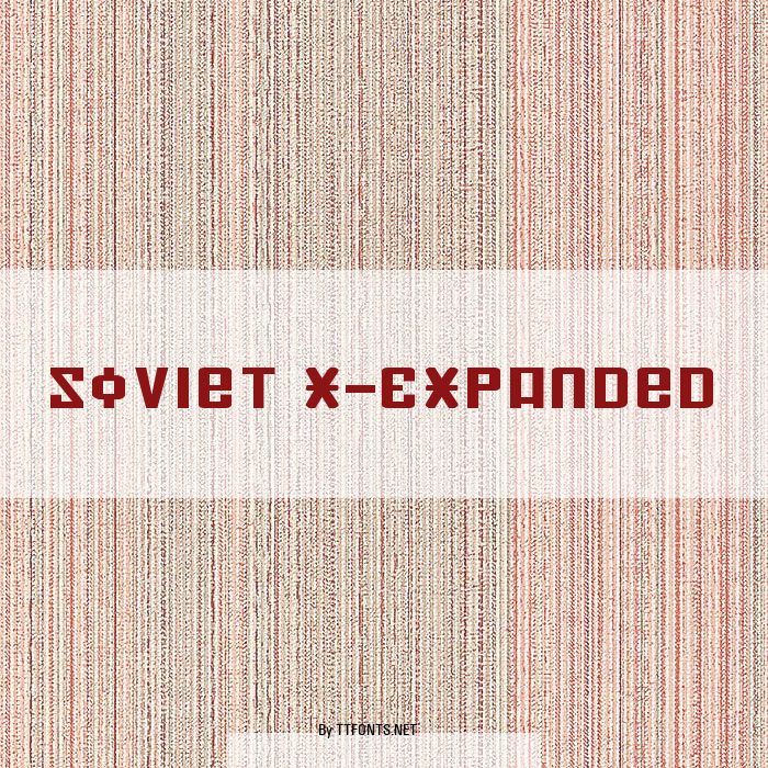 Soviet X-Expanded example
