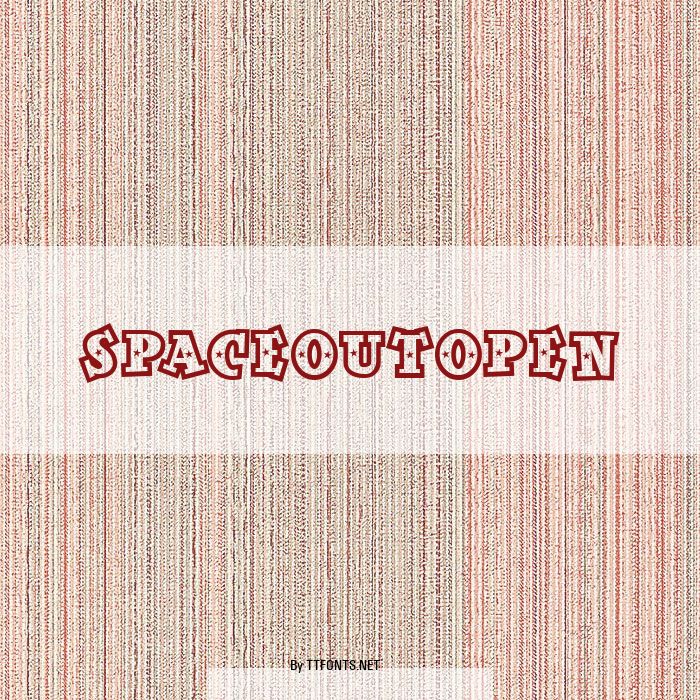 SpaceOutOpen example