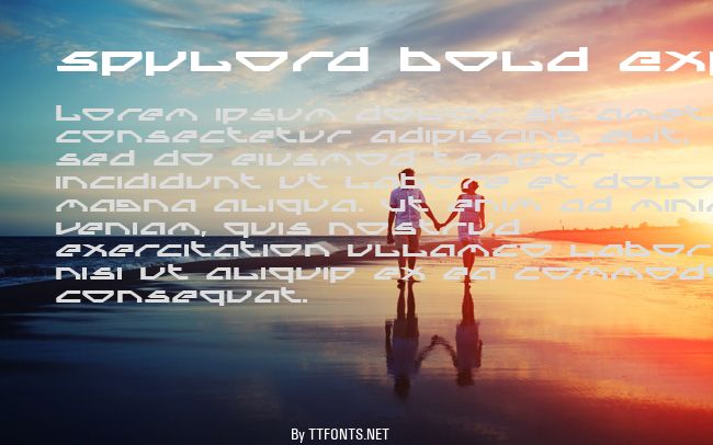 Spylord Bold Expanded example
