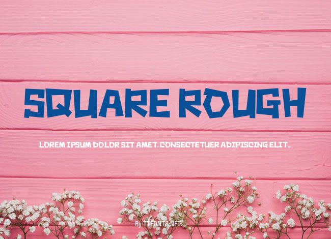 Square rough example