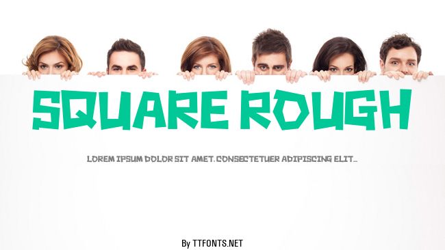 Square rough example