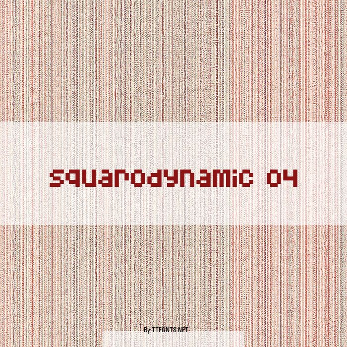 Squarodynamic 04 example