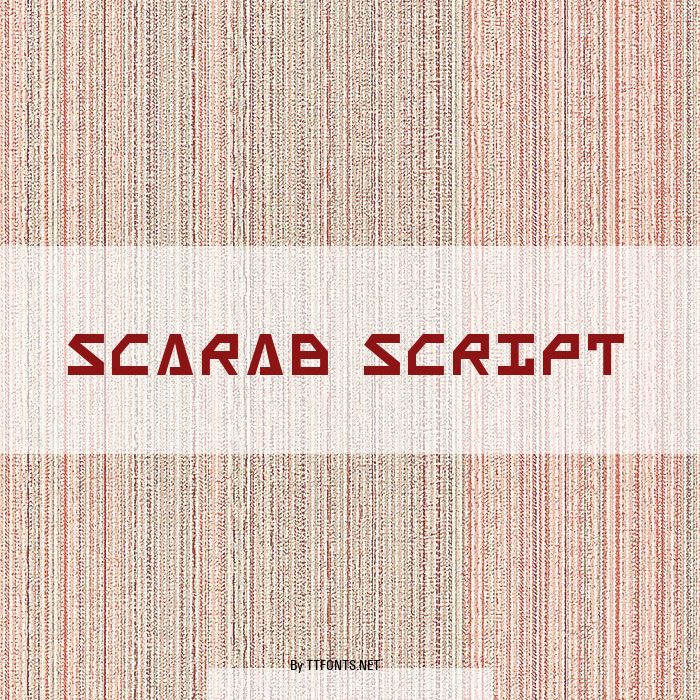 Scarab Script example