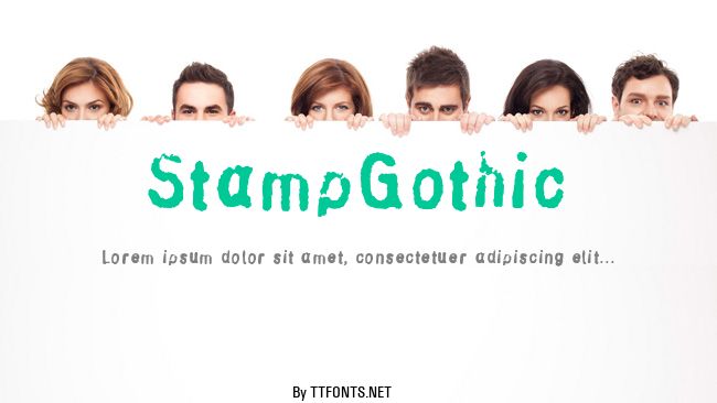 StampGothic example