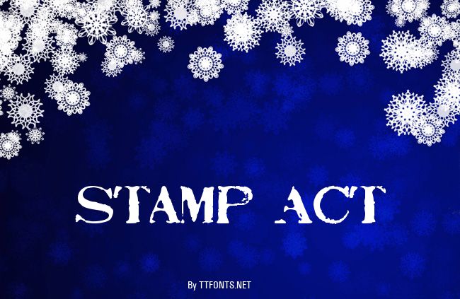 Stamp Act example