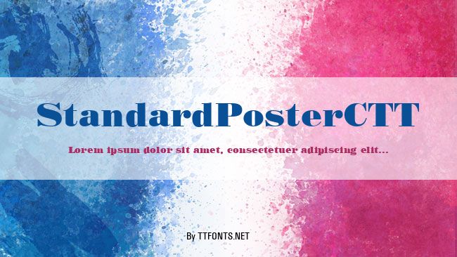StandardPosterCTT example