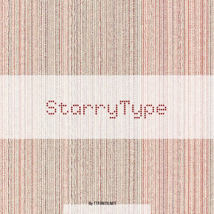 StarryType example