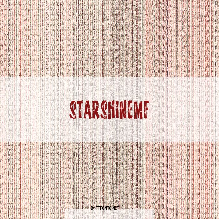 StarshineMF example