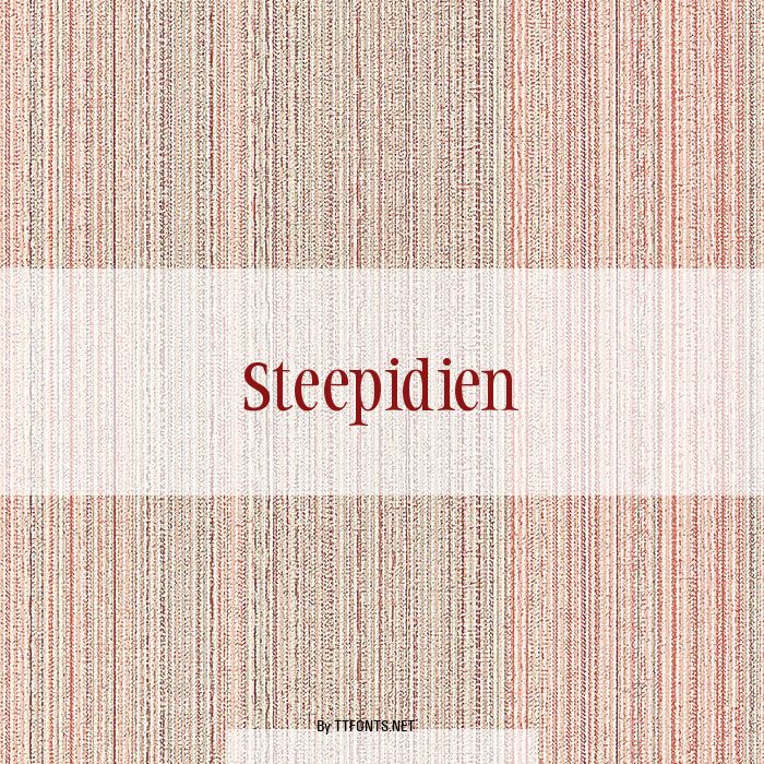 Steepidien example