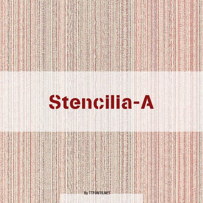 Stencilia-A example