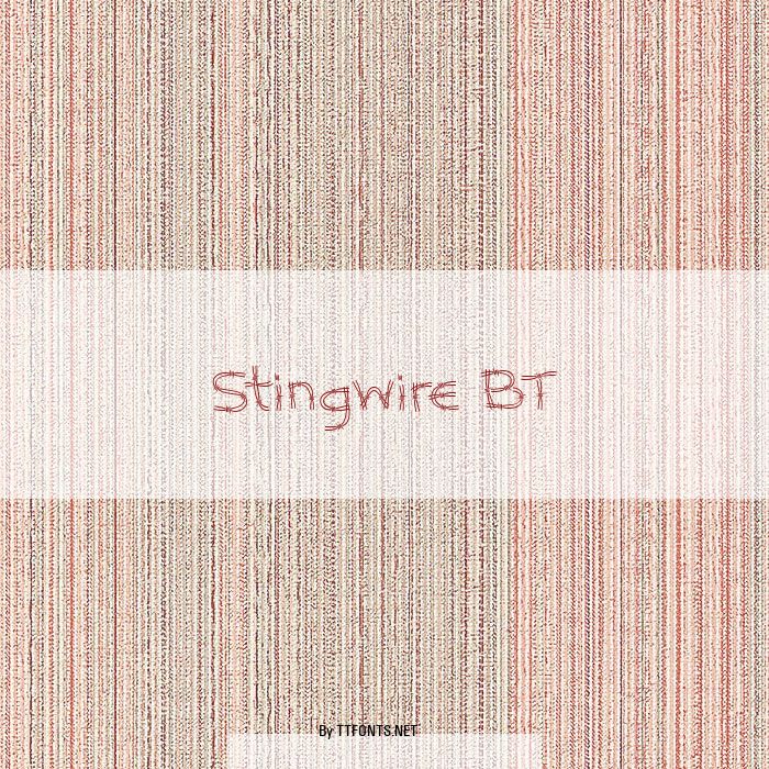 Stingwire BT example