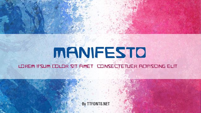 manifesto example