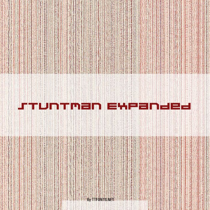 Stuntman Expanded example