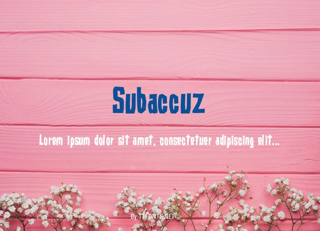 Subaccuz example