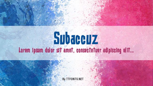 Subaccuz example