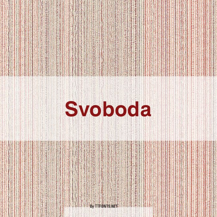 Svoboda example