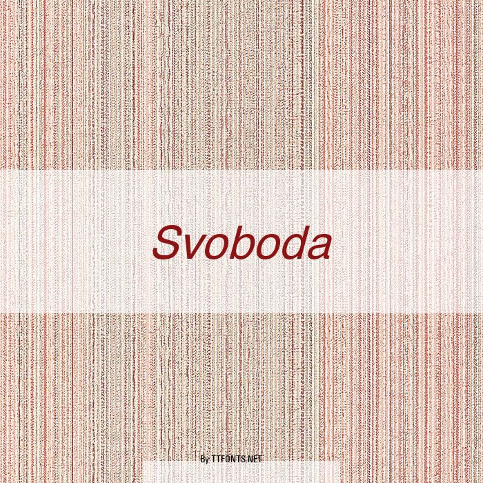 Svoboda example