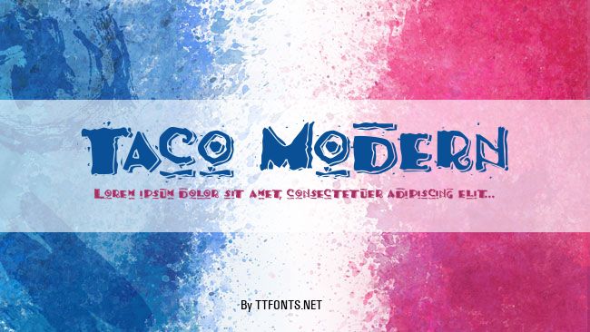 Taco Modern example