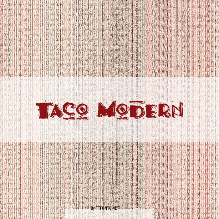 Taco Modern example