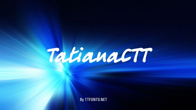 TatianaCTT example