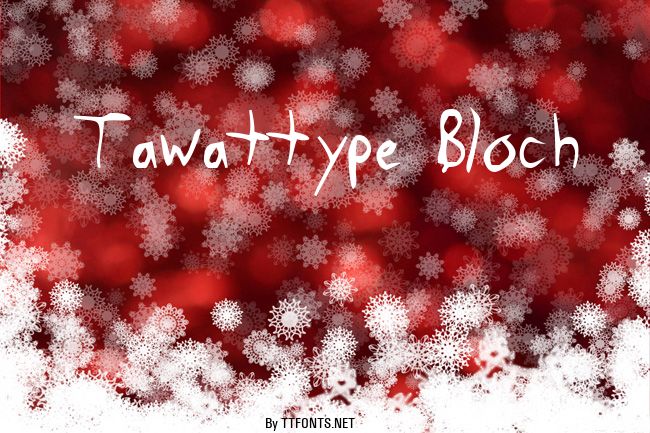Tawattype Bloch example
