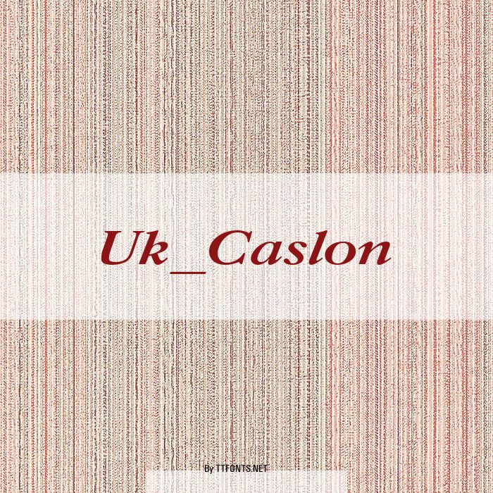 Uk_Caslon example