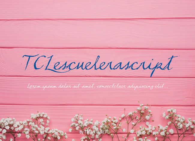 TCLescuelerascript example
