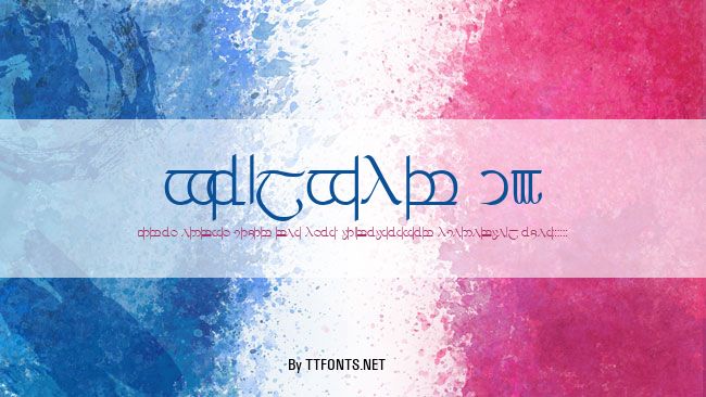 Tengwar 03 example