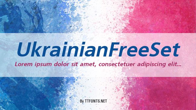 UkrainianFreeSet example