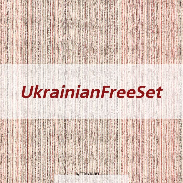 UkrainianFreeSet example