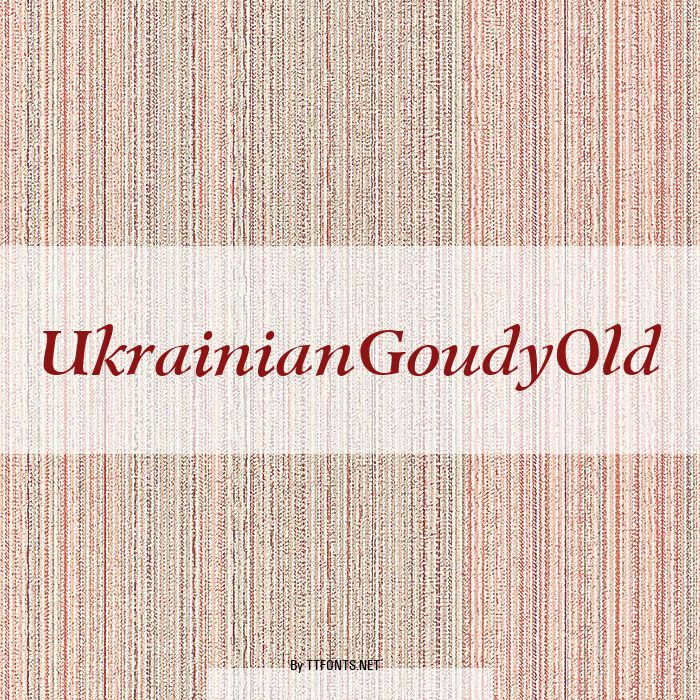 UkrainianGoudyOld example