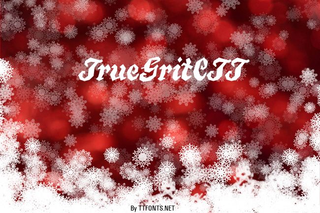 TrueGritCTT example